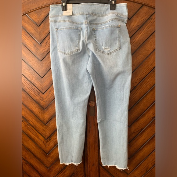 INC international concepts, blue denim, straight leg ankle pant size 12 - Picture 8 of 14